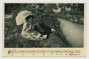 Primary view of object titled '[Semi-Photo Song Postcard, "Dreaming": Part 3]'.