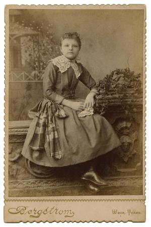 Primary view of object titled '[Portrait of a Young Lady in a Dress]'.