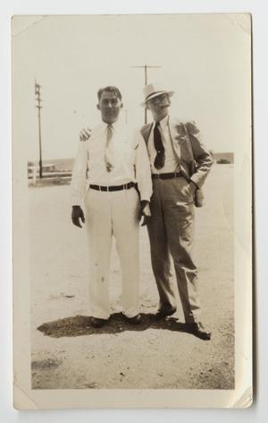 [Photograph of Clarence Frank and Horce Franks]