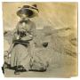 Thumbnail image of item number 1 in: '[Photograph of Matilda Alice Sweeney at the Galveston Sea Wall]'.