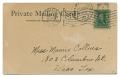 Thumbnail image of item number 2 in: '[Postcard Addressed to Mamie Collins, September 20, 1905]'.