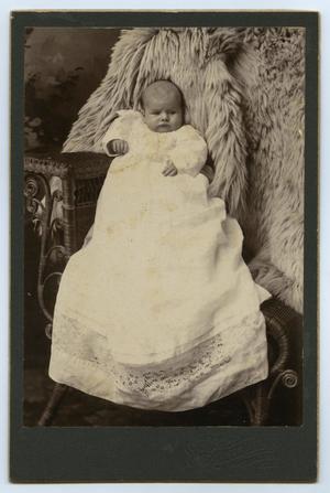 [Portrait of Blondina Bahl in a Baptism Gown]