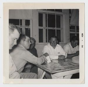 [Photograph of a Meeting for the Haslet Fire Department]