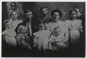 Primary view of object titled '[Family Portrait of John and Victoria Singleton with their Children]'.