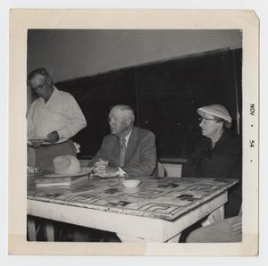 [Photograph of a Meeting to Create the Haslet Fire Department]