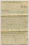 Thumbnail image of item number 1 in: '[Letter from John K. Streger, Jr. to Josephine Bahl, November 10, 1896]'.