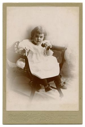 Primary view of object titled '[Portrait of a Small Child in a Chair]'.