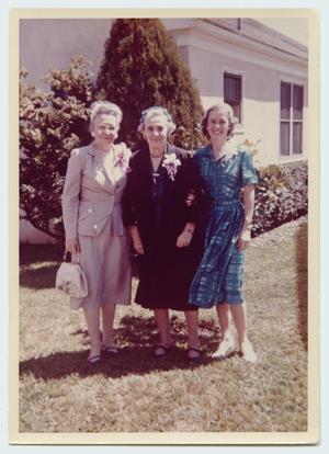 [Photograph of Katharine, Josephine, and Elmer Josephine]