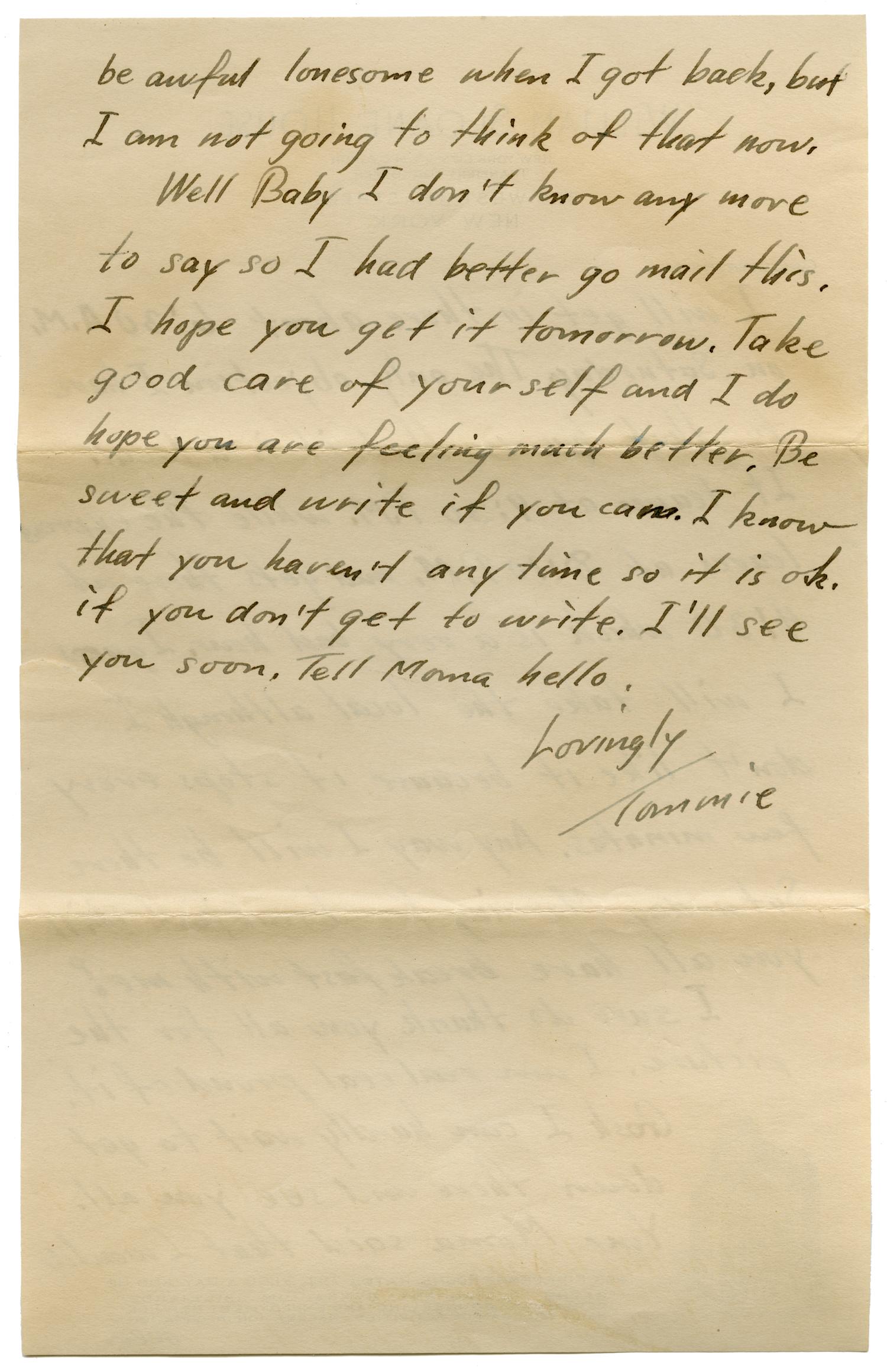 [Letter from Tommie Suits to Elmer Josephine Wheatly, July 24, 1937]
                                                
                                                    [Sequence #]: 4 of 6
                                                