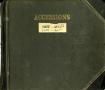 Thumbnail image of item number 1 in: 'Abilene Public Library Accessions Book: 1923-1927'.