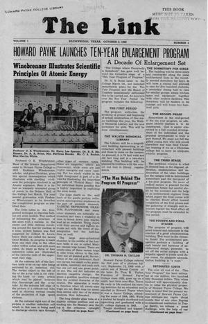 The Link, Volume 1, Number 1, October 1950
