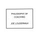 Thumbnail image of item number 1 in: 'Philosophy of Coaching'.