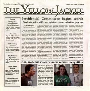 Primary view of The Yellow Jacket (Brownwood, Tex.), Vol. 99, No. 14, Ed. 1 Thursday, April 30, 2009