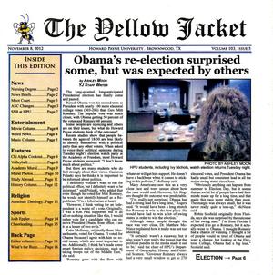 The Yellow Jacket (Brownwood, Tex.), Vol. 103, No. 5, Ed. 1 Thursday, November 2, 2012