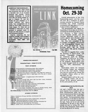 Primary view of object titled 'The Link, Volume 25, Number 1, Fall 1976'.