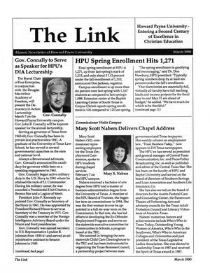 The Link, Volume 38, Number 1, March 1990