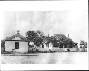 [Photograph of the George Ranch house]