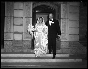 Wallace Scott Jr. Wedding - Bride and Groom leave Church