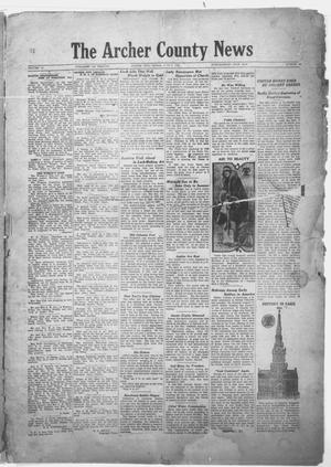The Archer County News (Archer City, Tex.), Vol. 15, No. 49, Ed. 1 Friday, June 4, 1926