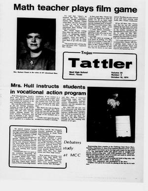 Trojan Tattler (West, Tex.), Vol. 30, No. 3, Ed. 1 Thursday, October 10, 1974