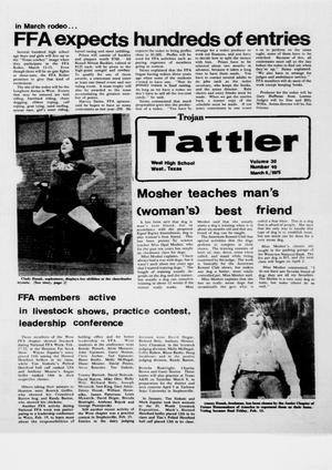 Trojan Tattler (West, Tex.), Vol. 30, No. 10, Ed. 1 Thursday, March 6, 1975