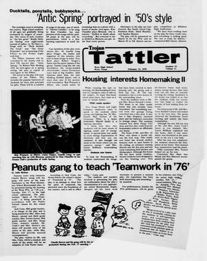 Trojan Tattler (West, Tex.), Vol. 31, No. 10, Ed. 1 Thursday, February 12, 1976