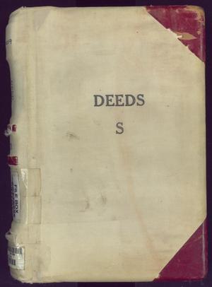 Travis County Deed Records: Deed Record S