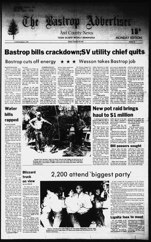 Primary view of object titled 'The Bastrop Advertiser and County News (Bastrop, Tex.), No. 61, Ed. 1 Monday, September 28, 1981'.