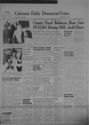 Primary view of object titled 'Coleman Daily Democrat-Voice (Coleman, Tex.), Vol. 1, No. 139, Ed. 1 Thursday, April 28, 1949'.