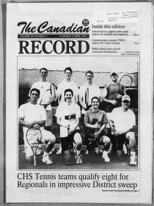 Primary view of object titled 'The Canadian Record (Canadian, Tex.), Vol. 109, No. 66, Ed. 1 Thursday, April 15, 1999'.