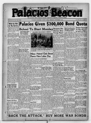 Palacios Beacon (Palacios, Tex.), Vol. 36, No. 36, Ed. 1 Thursday, September 9, 1943