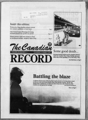The Canadian Record (Canadian, Tex.), Vol. 109, No. 62, Ed. 1 Thursday, March 18, 1999