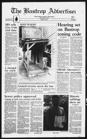 The Bastrop Advertiser (Bastrop, Tex.), Vol. 138, No. 9, Ed. 1 Monday, April 1, 1991
