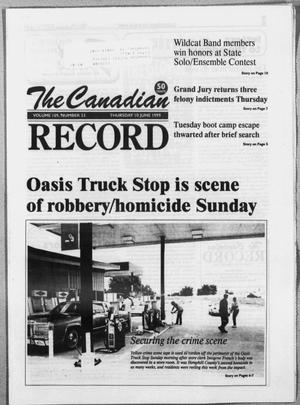 The Canadian Record (Canadian, Tex.), Vol. 109, No. 74, Ed. 1 Thursday, June 10, 1999