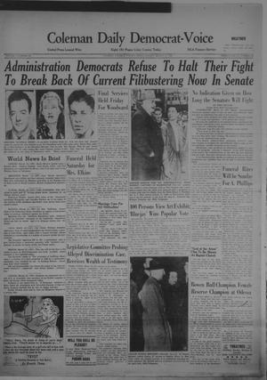 Coleman Daily Democrat-Voice (Coleman, Tex.), Vol. 1, No. 105, Ed. 1 Sunday, March 13, 1949