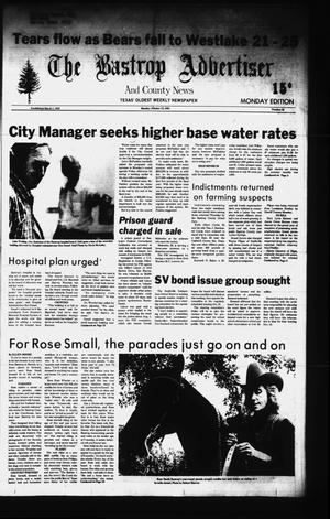 The Bastrop Advertiser and County News (Bastrop, Tex.), No. 65, Ed. 1 Monday, October 12, 1981