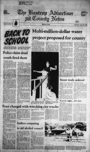 The Bastrop Advertiser and County News (Bastrop, Tex.), Vol. 131, No. 51, Ed. 1 Thursday, August 23, 1984