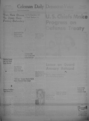 Coleman Daily Democrat-Voice (Coleman, Tex.), Vol. 1, No. 214, Ed. 1 Wednesday, August 3, 1949