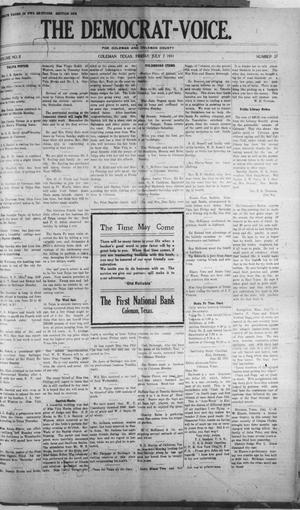 The Democrat-Voice. (Coleman, Tex.), Vol. 2, No. 22, Ed. 1 Friday, July 7, 1911