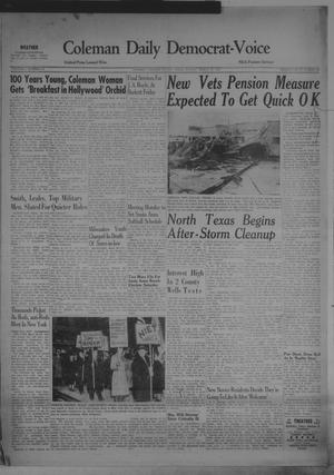 Primary view of object titled 'Coleman Daily Democrat-Voice (Coleman, Tex.), Vol. 1, No. 115, Ed. 1 Monday, March 28, 1949'.