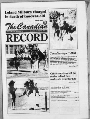 The Canadian Record (Canadian, Tex.), Vol. 109, No. 24, Ed. 1 Thursday, June 17, 1999