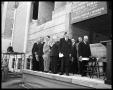 Photograph: [Laying of Cornerstone for Educational Building]