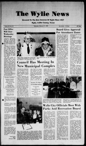 The Wylie News (Wylie, Tex.), Vol. 40, No. 36, Ed. 1 Wednesday, February 17, 1988
