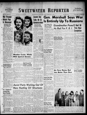 Sweetwater Reporter (Sweetwater, Tex.), Vol. 55, No. 36, Ed. 1 Wednesday, February 13, 1952