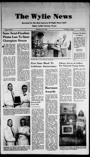 The Wylie News (Wylie, Tex.), Vol. 41, No. 1, Ed. 1 Wednesday, June 15, 1988