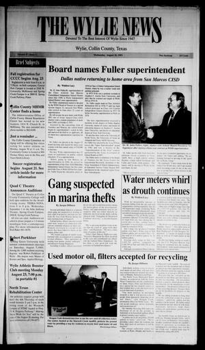 The Wylie News (Wylie, Tex.), Vol. 47, No. 11, Ed. 1 Wednesday, August 18, 1993