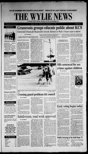 The Wylie News (Wylie, Tex.), Vol. 51, No. 14, Ed. 1 Wednesday, September 3, 1997