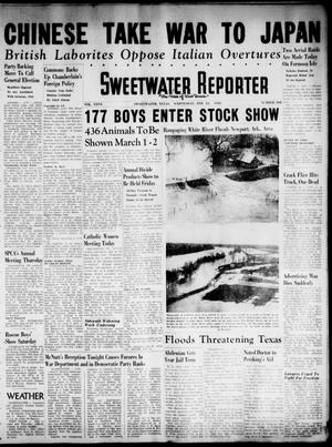 Sweetwater Reporter (Sweetwater, Tex.), Vol. 40, No. 302, Ed. 1 Wednesday, February 23, 1938