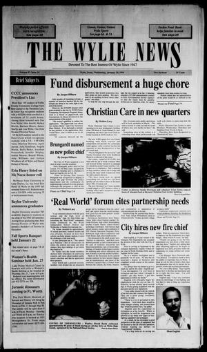 The Wylie News (Wylie, Tex.), Vol. 47, No. 34, Ed. 1 Wednesday, January 26, 1994
