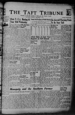 Primary view of object titled 'The Taft Tribune (Taft, Tex.), Vol. 21, No. 21, Ed. 1 Thursday, September 11, 1941'.